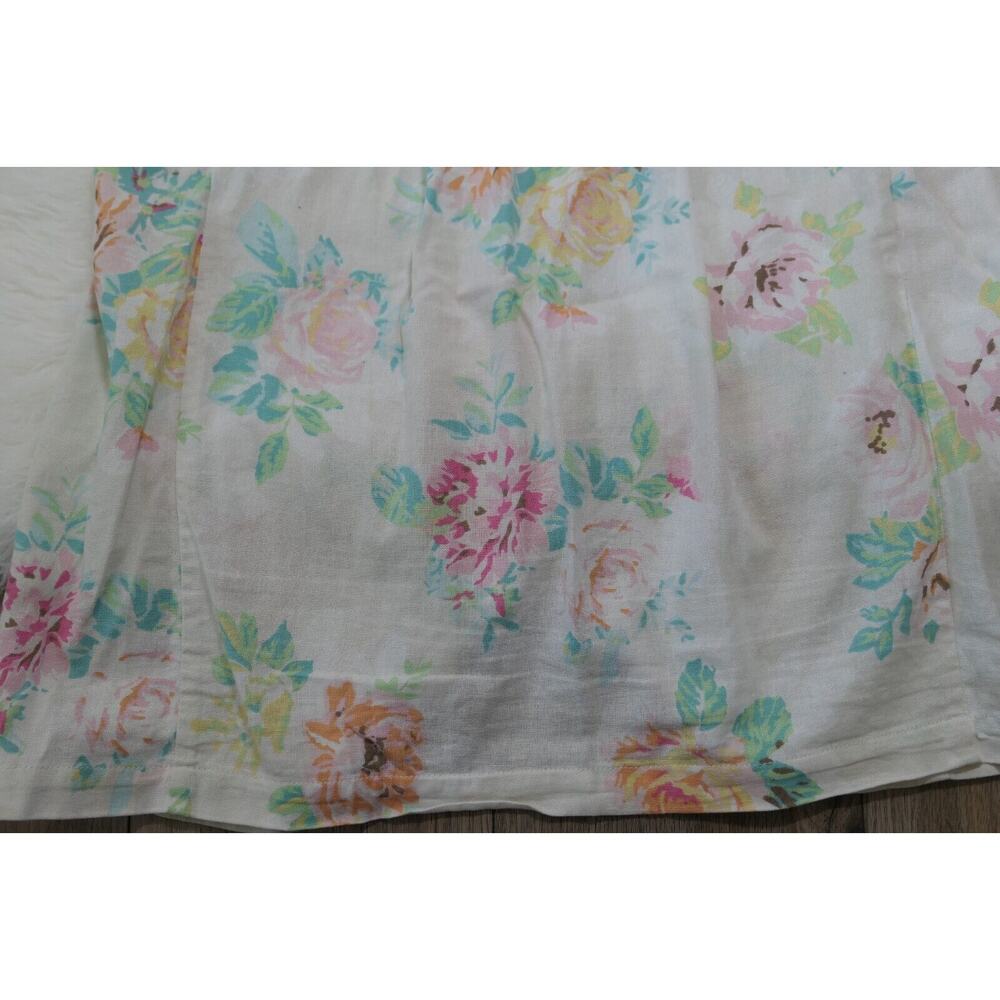 J. JILL Womens Large Floral Button Down Linen Blend Jacket-Shirt - Picture 13 of 13